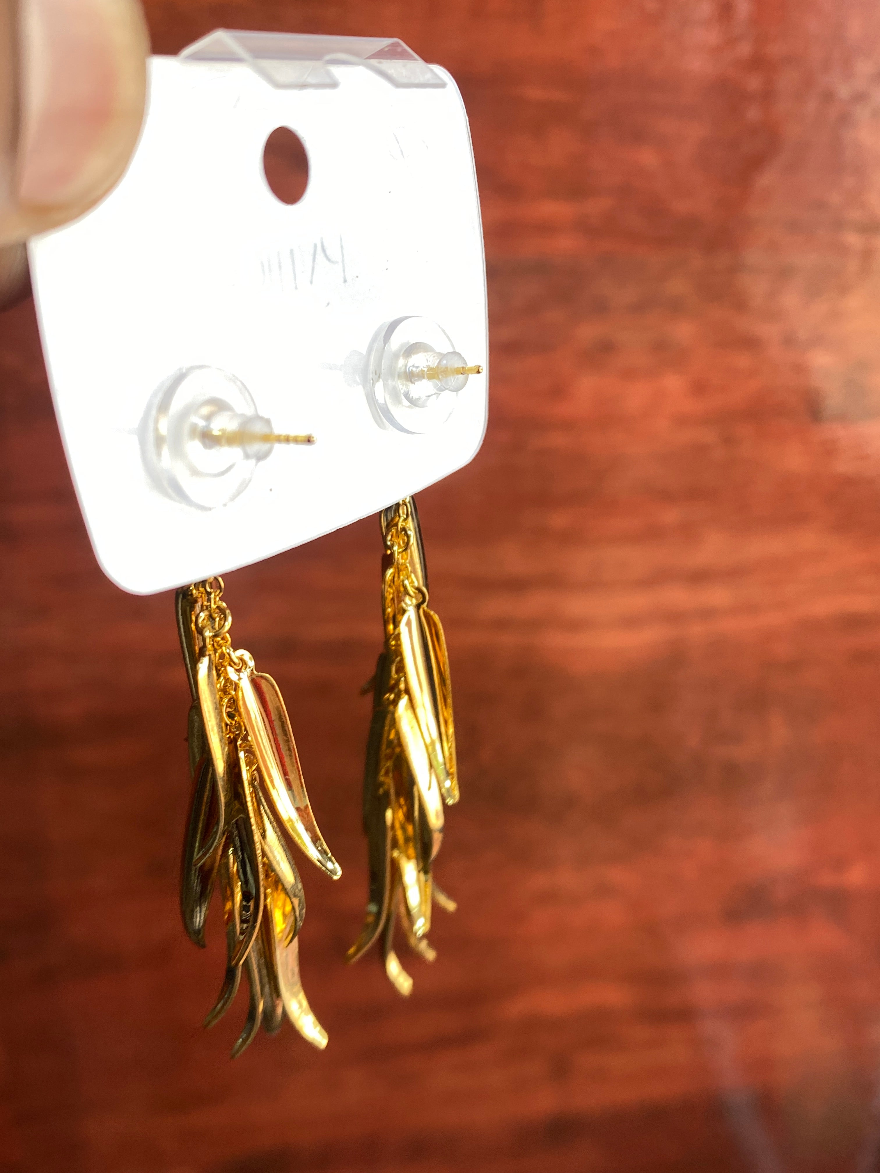 Elegant Pearl Tassel Drop Earrings for Women | Gold-Plated Statement Party Earrings