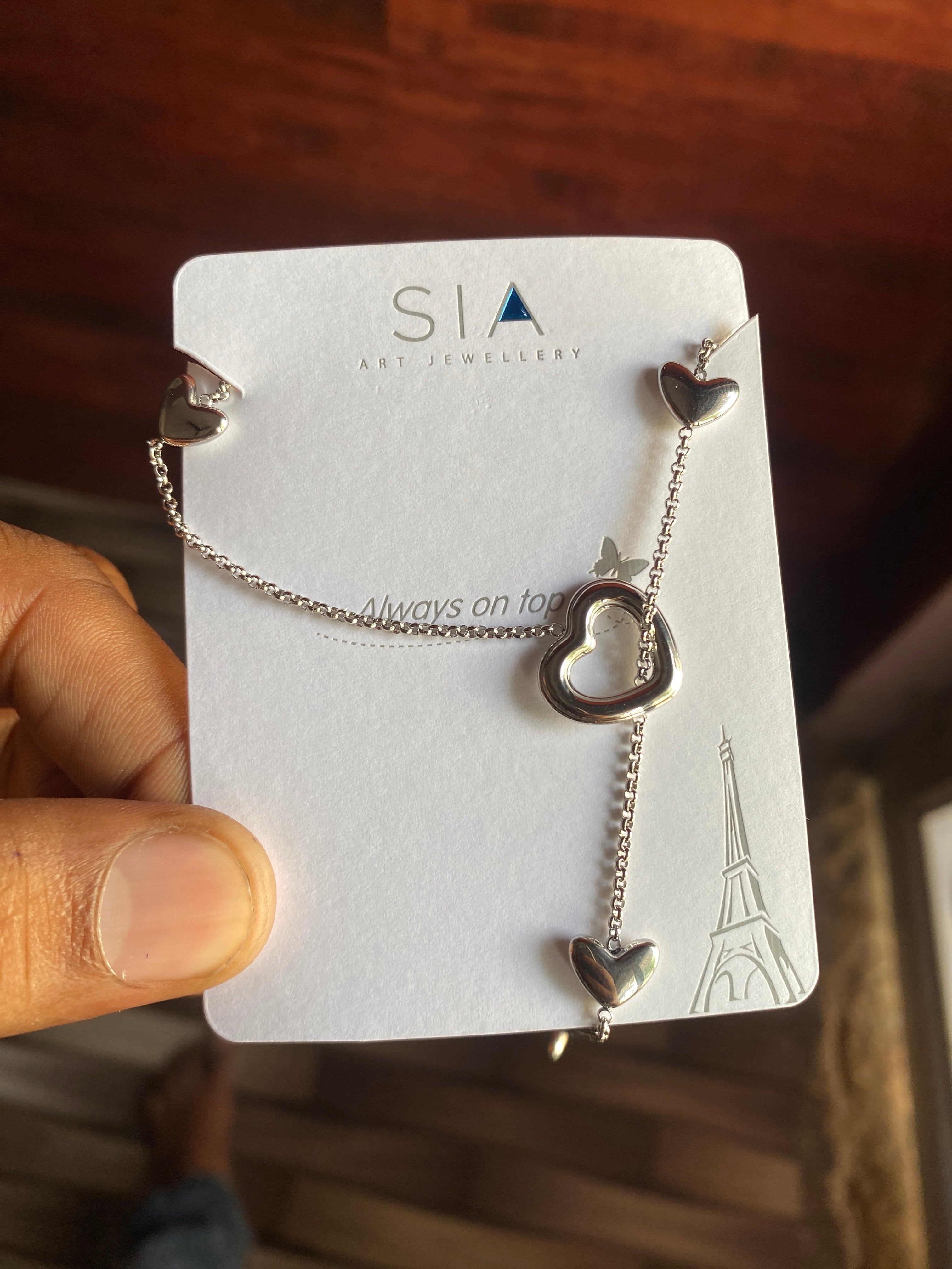Silver Heart Charm Adjustable Bracelet for Women | Elegant Minimalist Love Bracelet | Premium Fashion Jewelry
