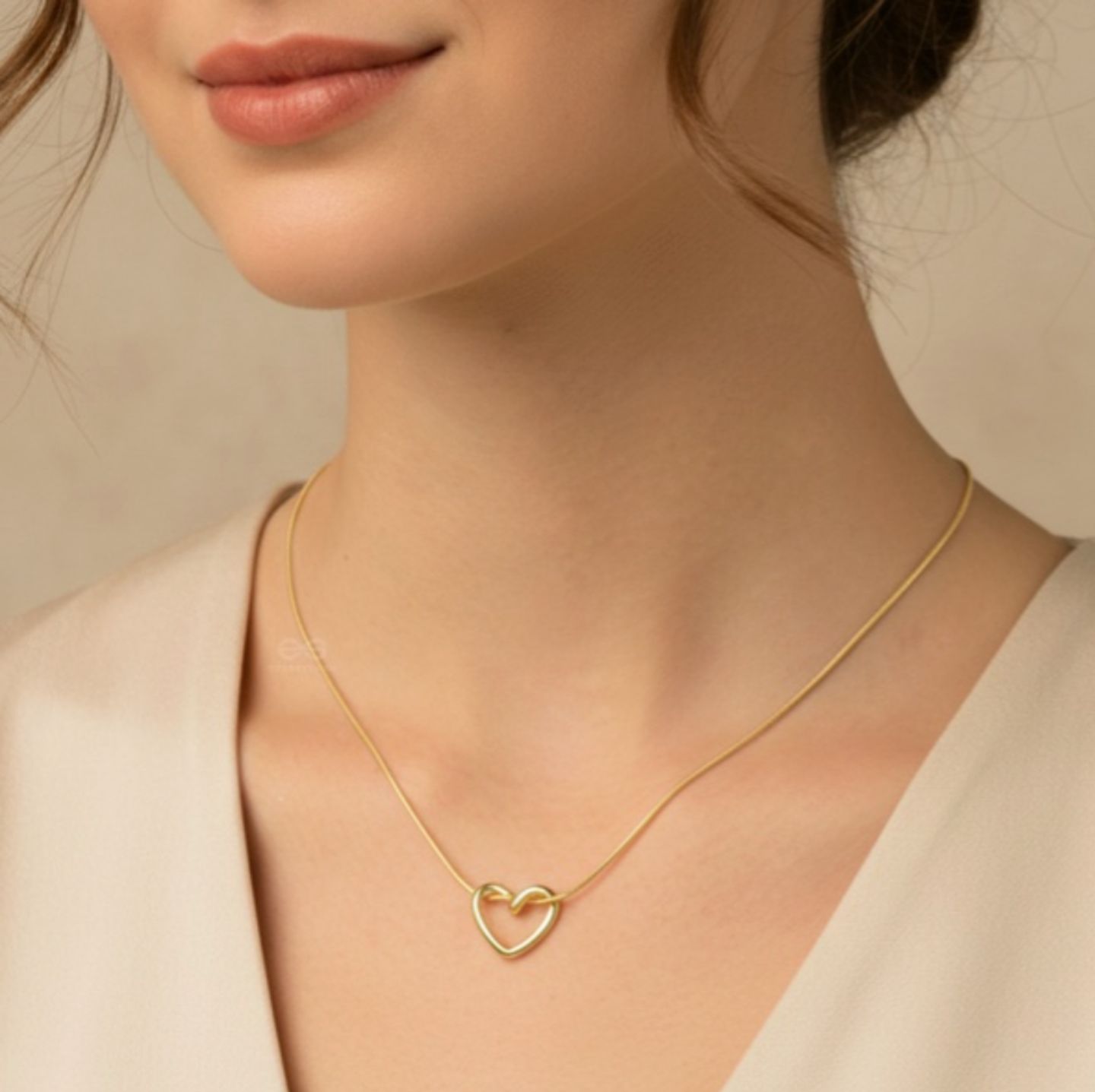 Promise Heart Pendant Necklace